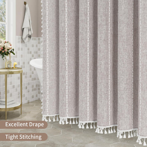 MitoVilla fabric with water droplets illustrating water-repellent finish and easy maintenance