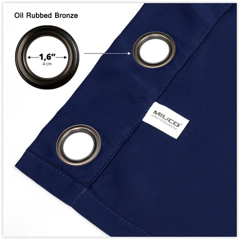 MIUCO tieback and pleat detail offering neat styling benefit
