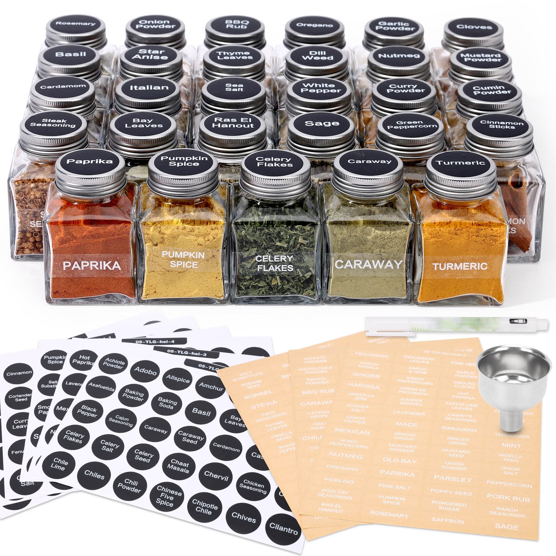 MIUKAA front view of full 29-piece set showing neat organized benefit