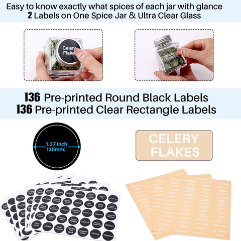 MIUKAA spread of 372 labels and marker for fast identification benefit