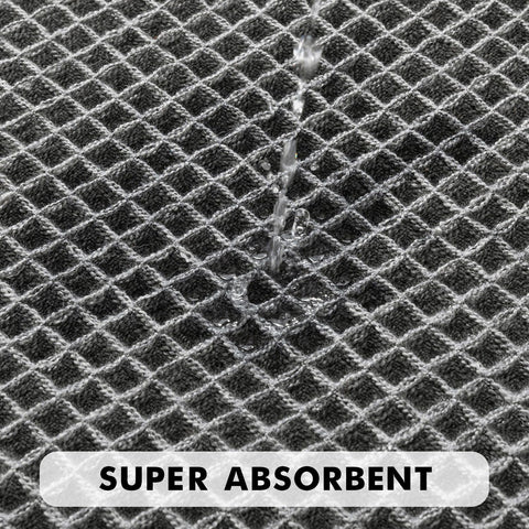 MIULEE rubber backing detail demonstrating non-slip grip for safer floors