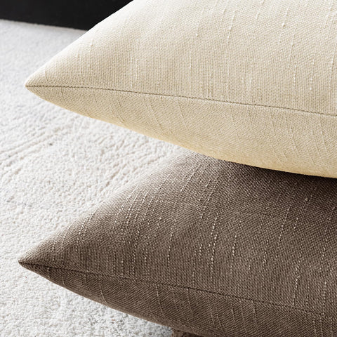 MIULEE on bed lifestyle shot conveys warm bedroom ambiance and versatile use
