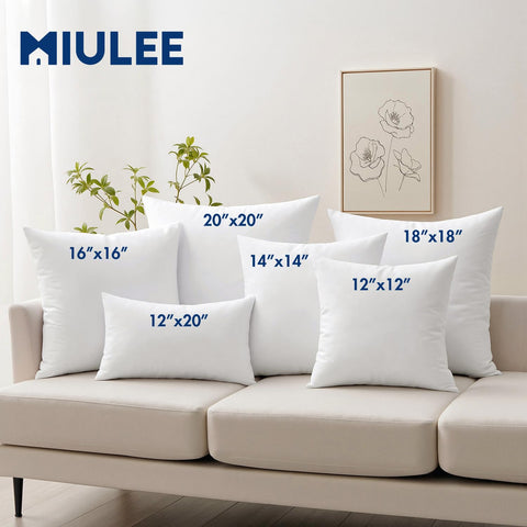 MIULEE bedroom scene with insert styled for elevated cozy decor benefit