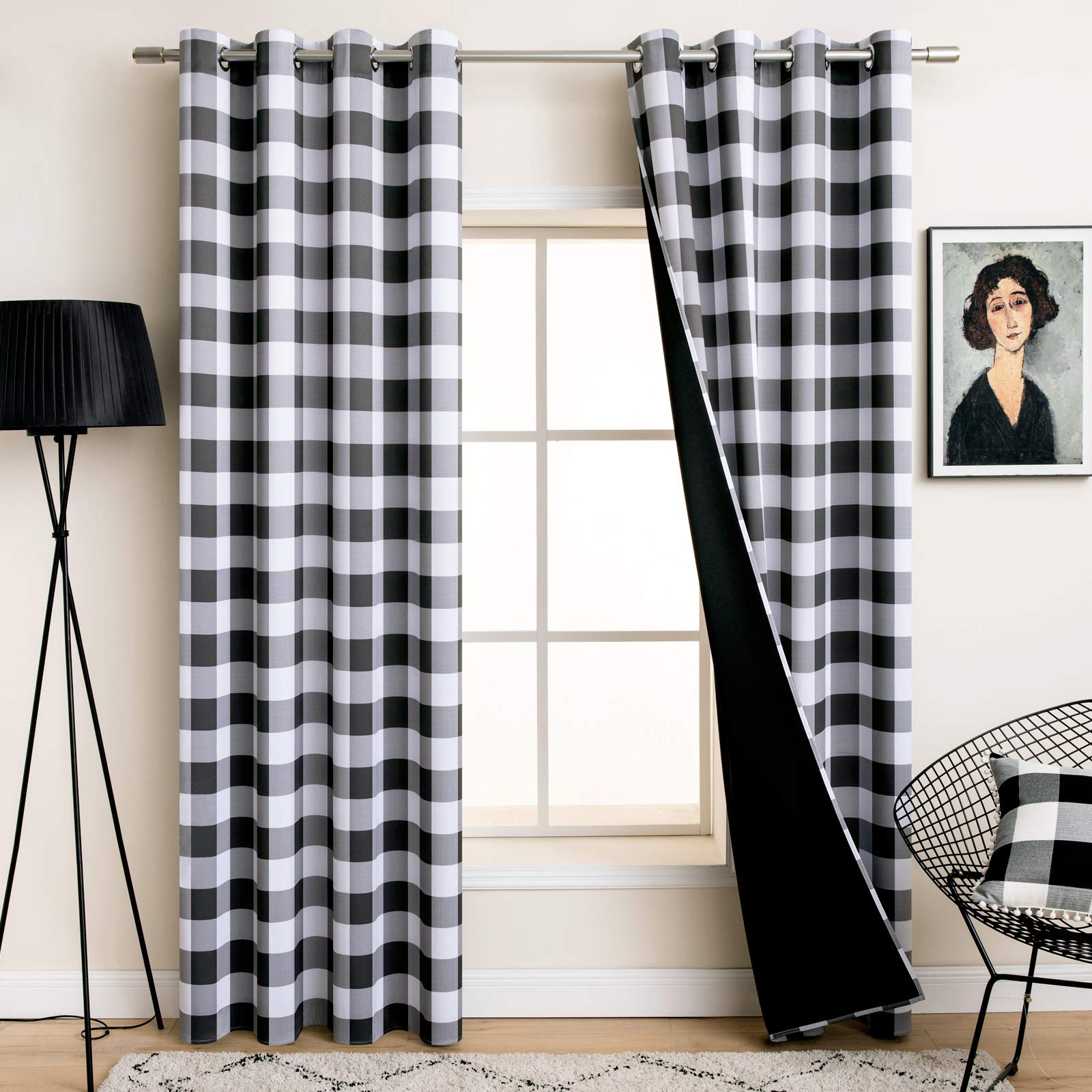 MIULEE curtains darkening bedroom window for better sleep environment
