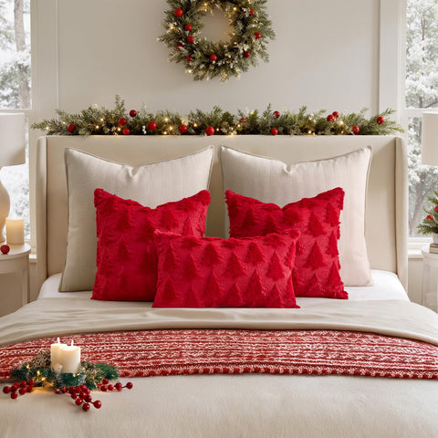 MIULEE bedroom winter decor setting demonstrating seasonal styling ideas