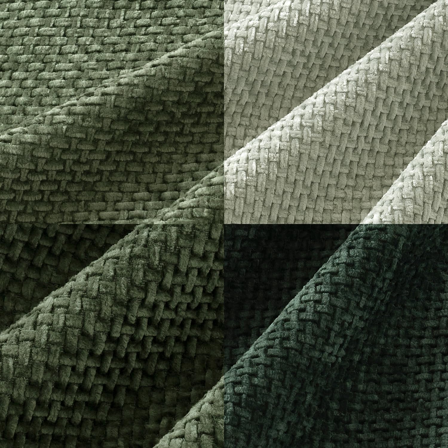 MIULEE chenille fabric close-up highlighting soft texture and durability