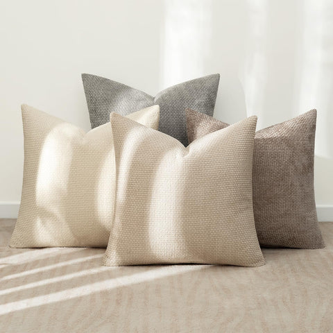 MIULEE chenille texture close-up highlighting soft touch and plush comfort