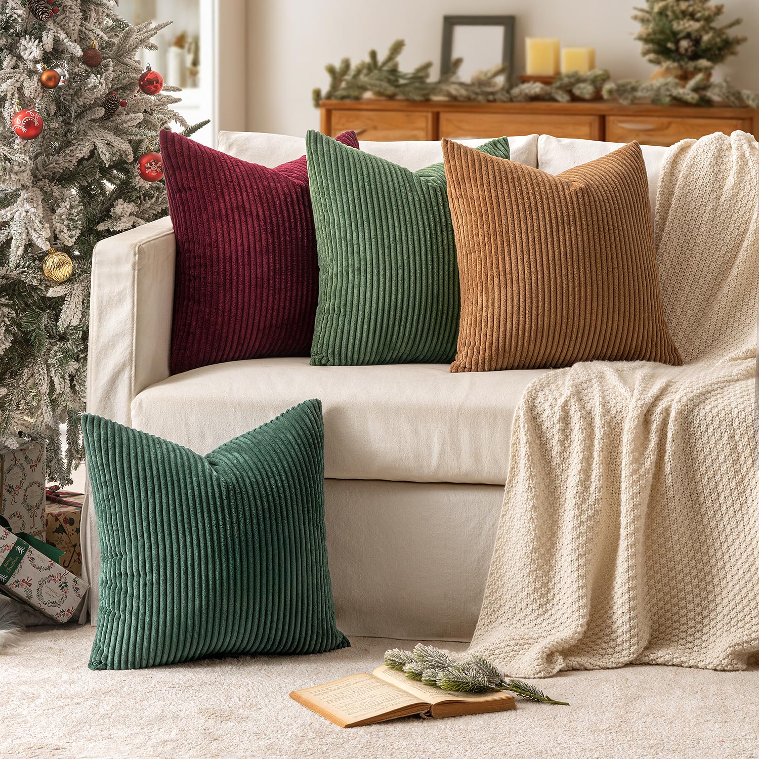 MIULEE close-up of corduroy stripes highlighting soft texture and tactile warmth