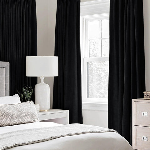 MIULEE close-up of faux linen texture highlighting durable weave and elegant look