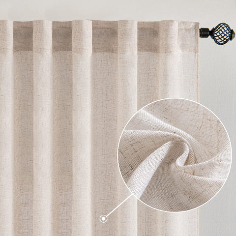 MIULEE close-up of linen texture highlighting soft touch and style
