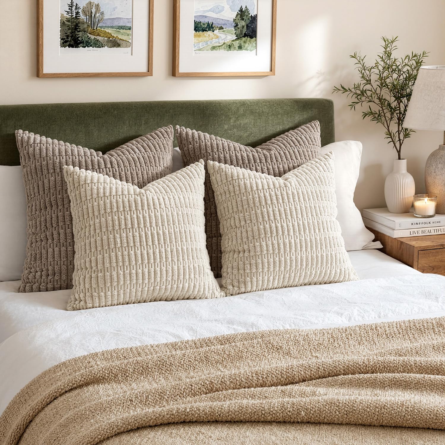 MIULEE corduroy close-up showing soft texture and tactile depth