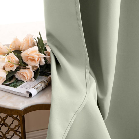 MIULEE curtain in bedroom lifestyle showing improved privacy and style