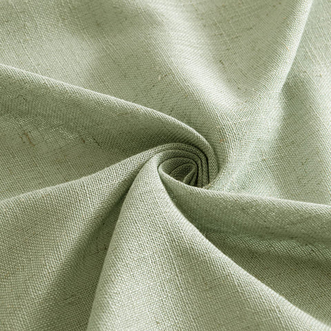 MIULEE curtains hung after washing illustrating easy-care, crisp look