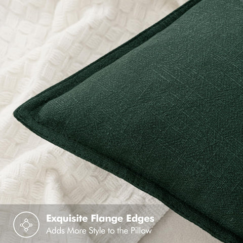 MIULEE close-up of flange edge highlighting clean stitching and decorative finish