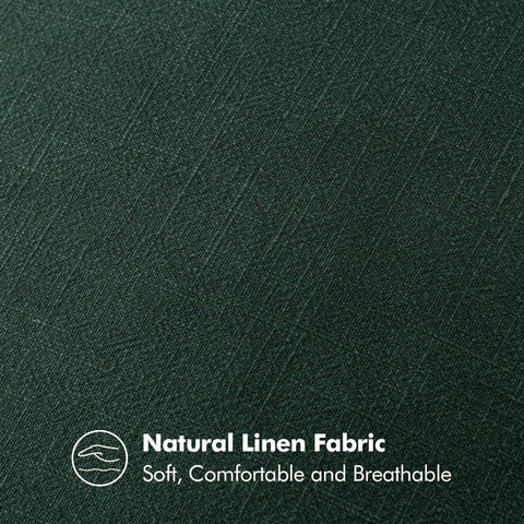 MIULEE fabric texture close-up showing breathable linen-cotton weave and comfort