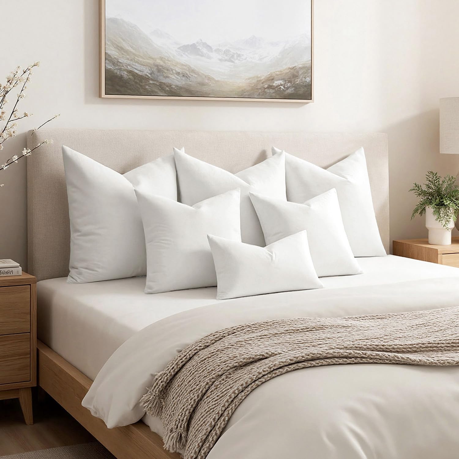 MIULEE double-layer cotton fabric detail preventing feather escape and lasting use