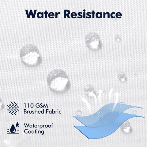 MIULEE visible 7D polyester fill detail showing dense loft and lasting support benefit