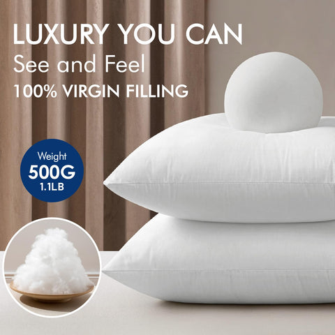 MIULEE microfiber fill detail highlighting high-resilience loft