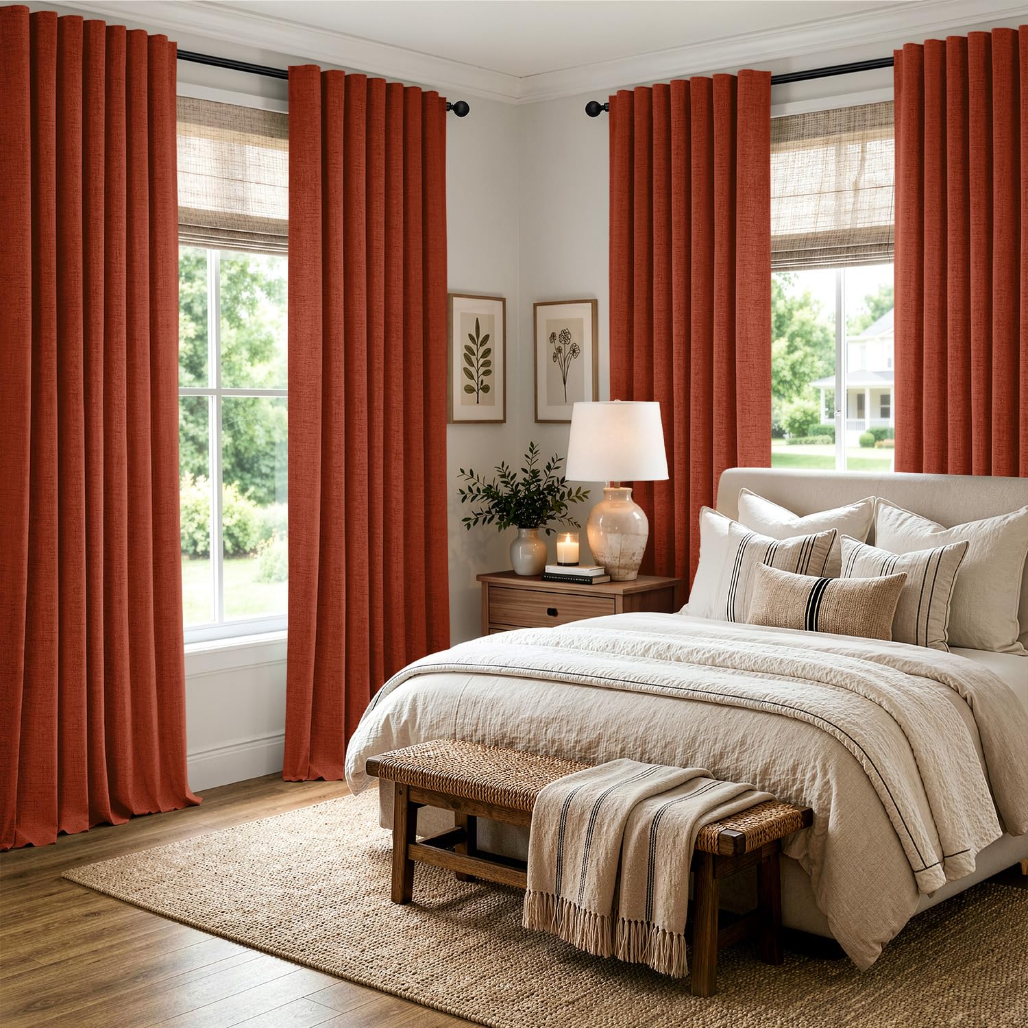 MIULEE neatly folded panels ready for storage demonstrating easy care