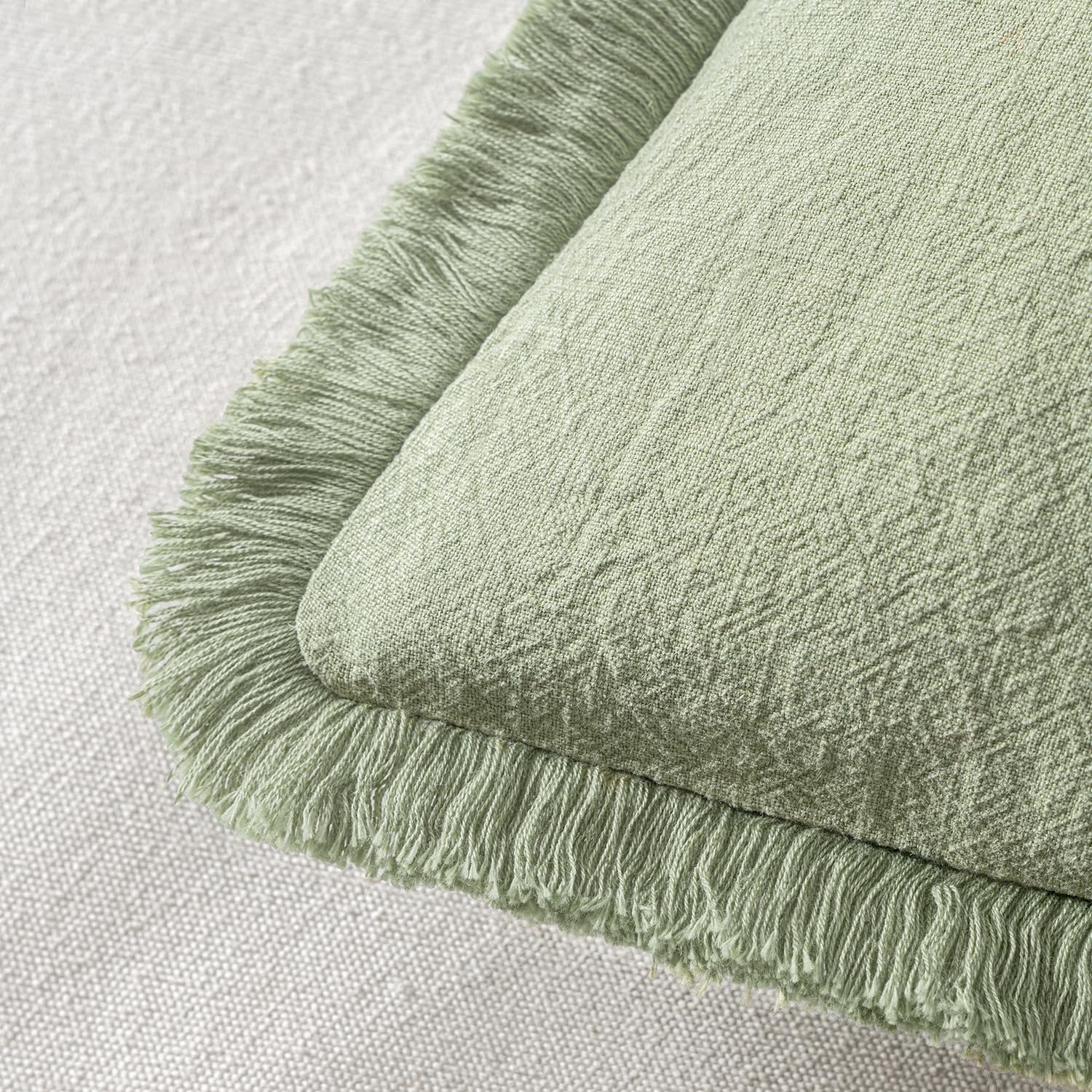 MIULEE fringe edge detail showing decorative tassels and rustic charm