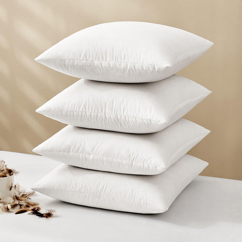 MIULEE front packaging of four pillow inserts showing value and convenience