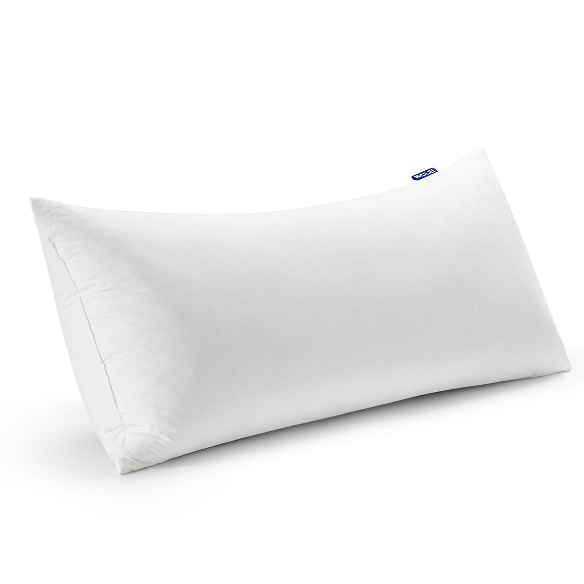 MIULEE front view of pillow insert shows full loft and support