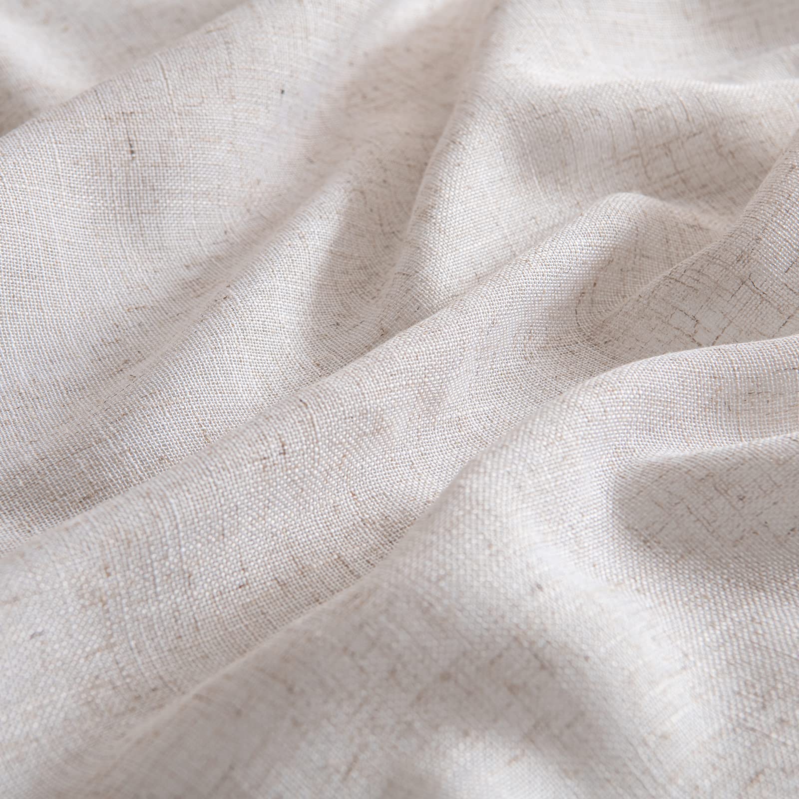 MIULEE curtains in a bedroom setting creating calm ambient light