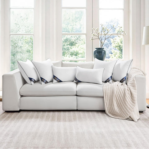 MIULEE insert placed on sofa demonstrating support and upgraded look