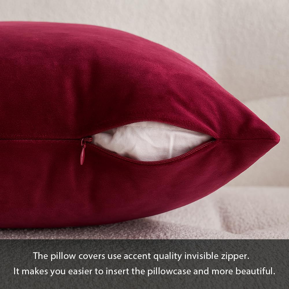 MIULEE invisible zipper detail for sleek finish and easy insert removal