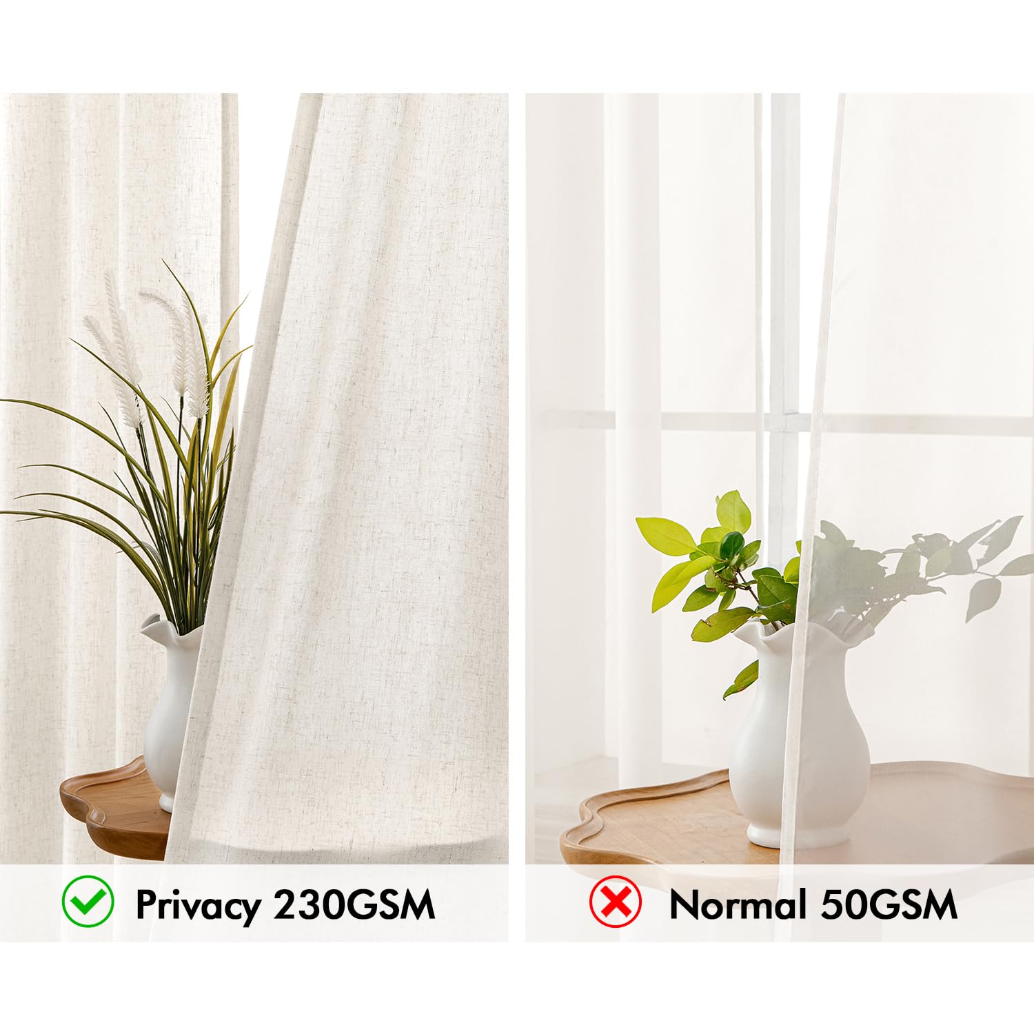 MIULEE full-length drape on a 90-inch window showing elegant fall