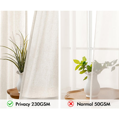 MIULEE full-length drape on a 90-inch window showing elegant fall
