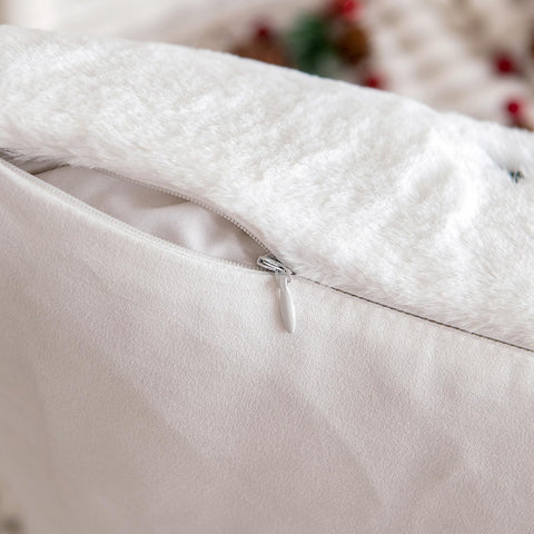 MIULEE covers in holiday living room setting creating inviting ambiance