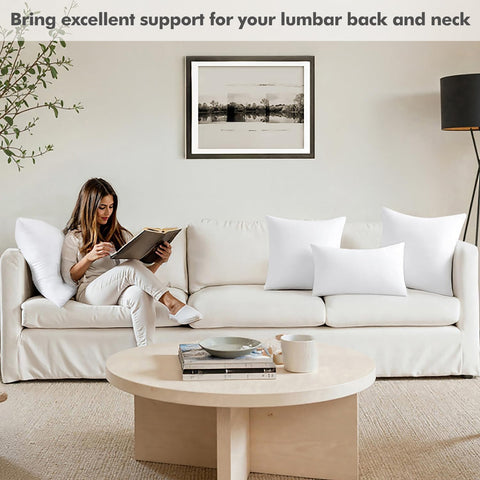 MIULEE styled on living room sofa showing improved decor and comfort