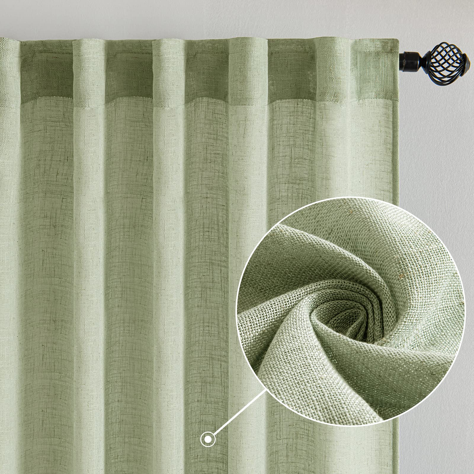 MIULEE linen texture closeup revealing woven feel and soft-touch appeal