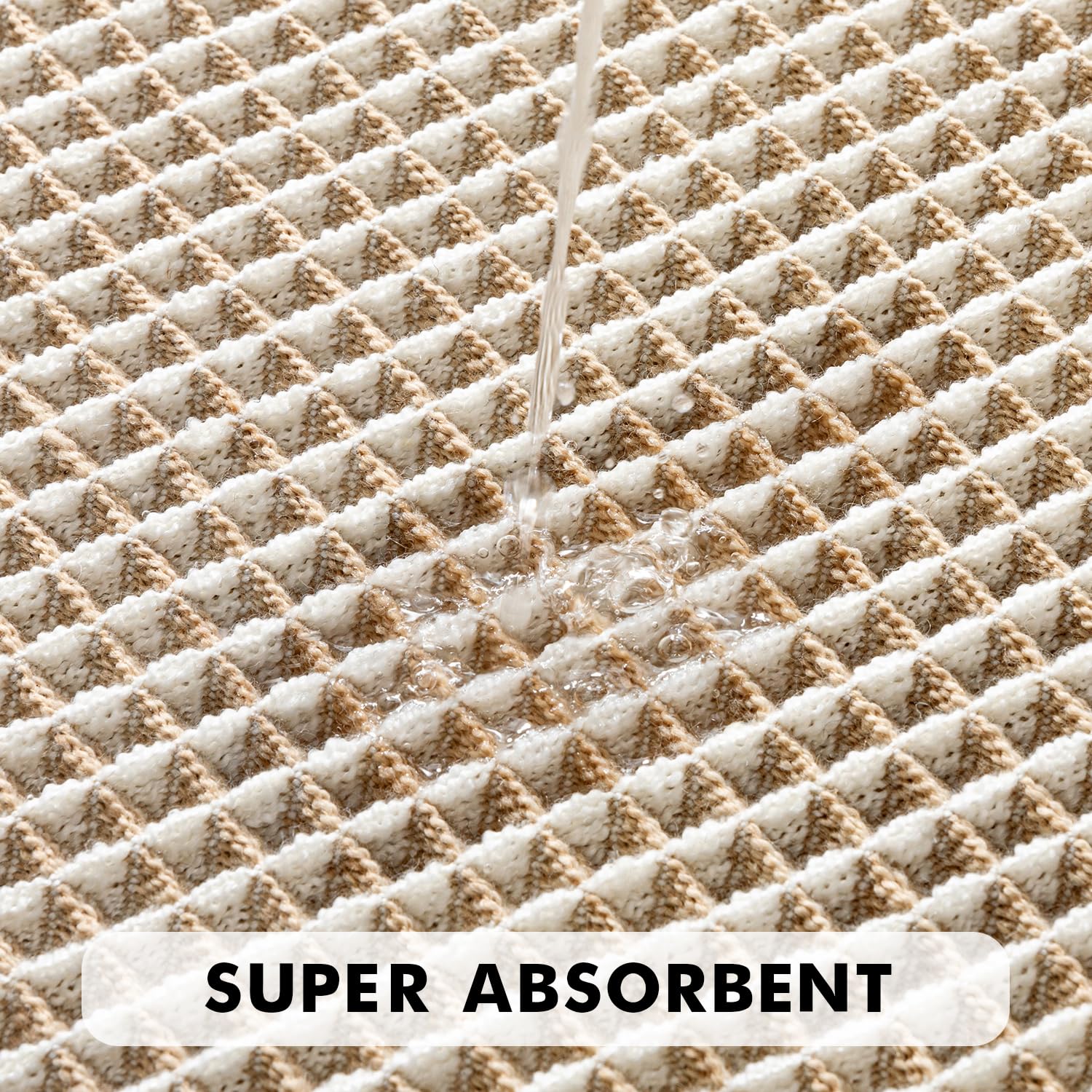 MIULEE rubber backing detail demonstrating non-slip safety benefit
