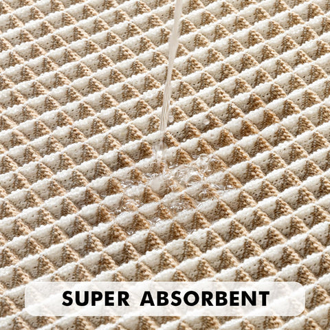 MIULEE rubber backing detail demonstrating non-slip safety benefit