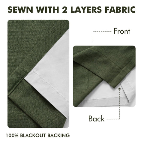 MIULEE corner weight close-up showing balanced hang and straight drape