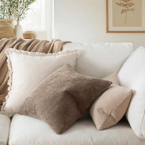 MIULEE styled on sofa demonstrates cozy layering and visual depth benefit