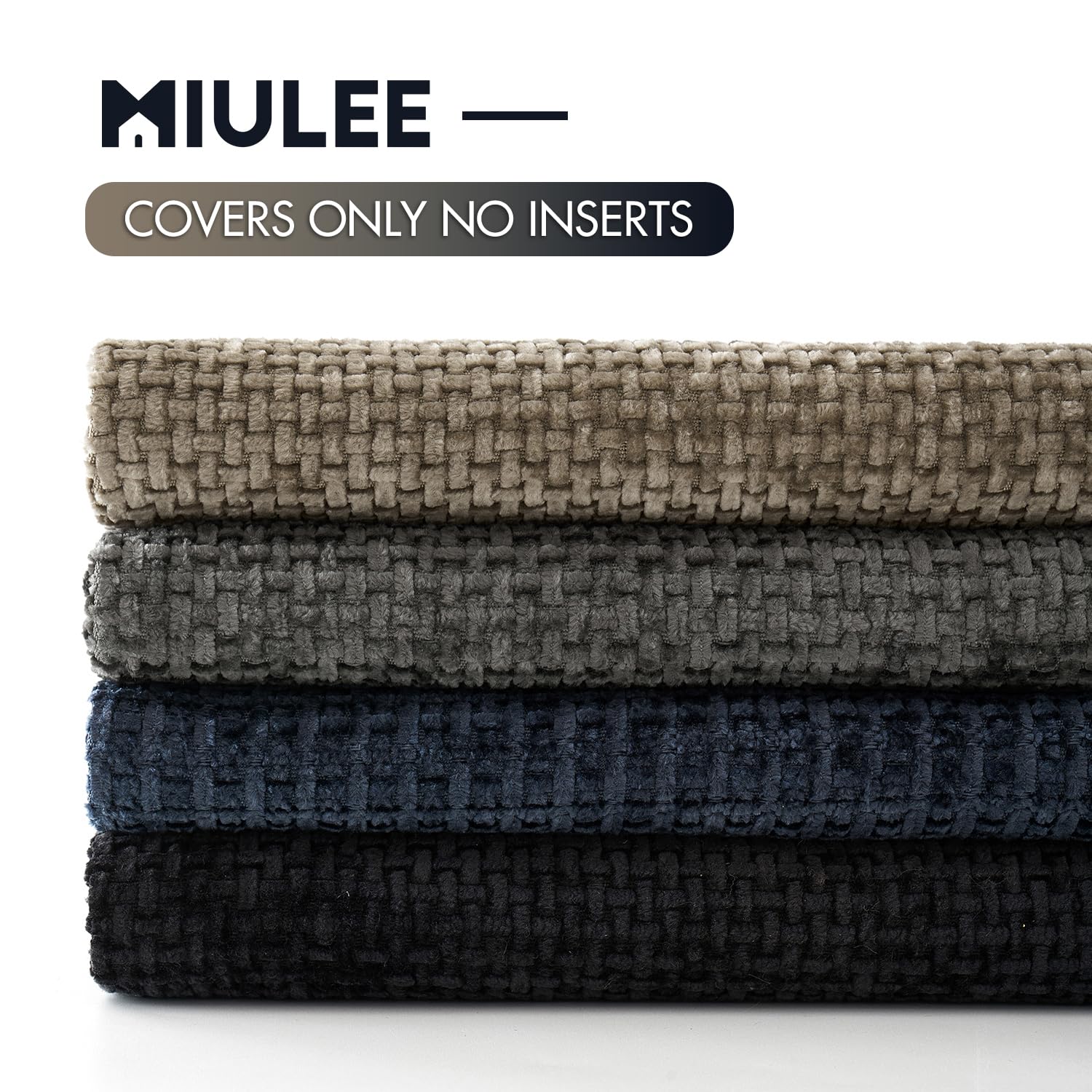MIULEE pack of four stacked covers ready to refresh multiple seating areas