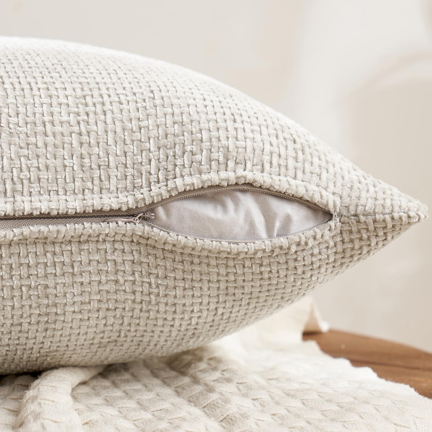MIULEE packaged set of four pillow covers ready for home refresh