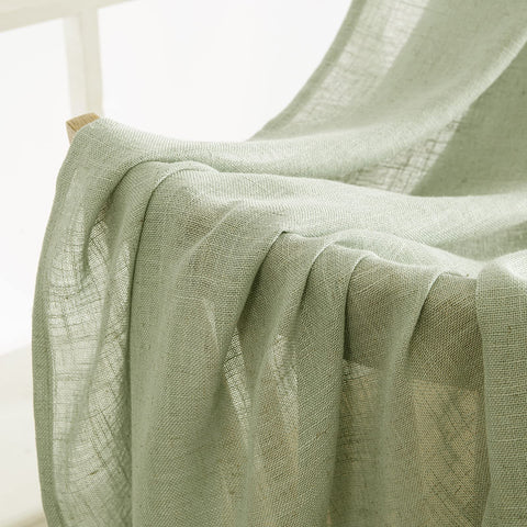 MIULEE curtains layered with blackout panel demonstrating light control option