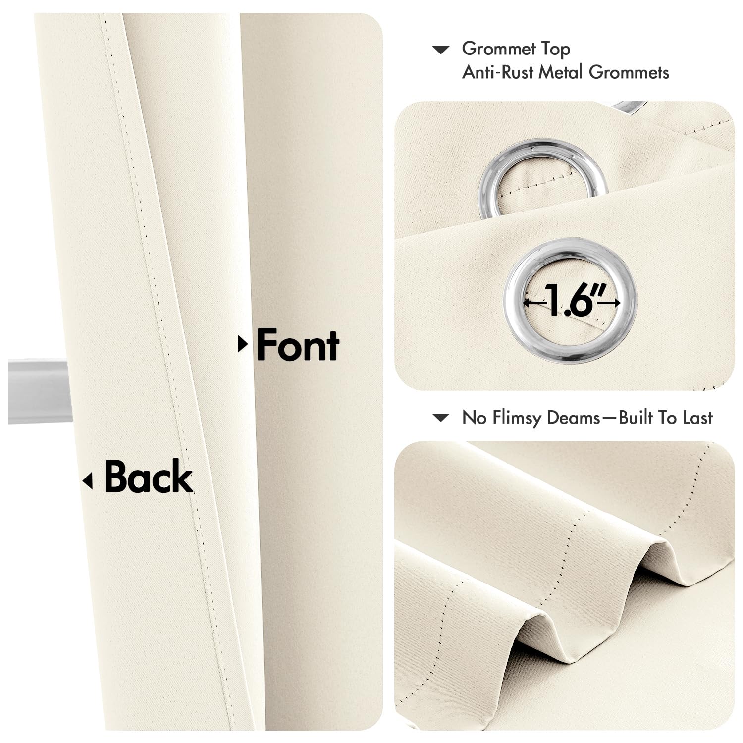 MIULEE panel in bedroom styling reducing glare and creating cozy ambiance