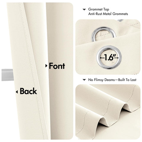 MIULEE panel in bedroom styling reducing glare and creating cozy ambiance