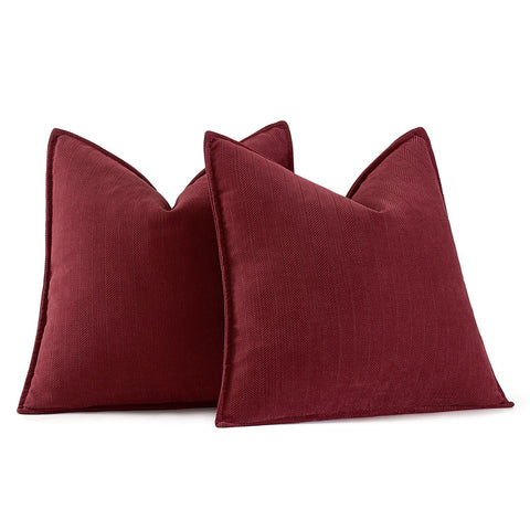 MIULEE burgundy covers on patio furniture offering weather-resistant decorative charm