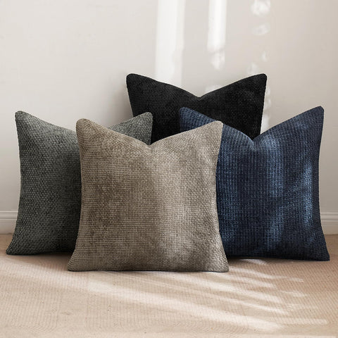 MIULEE pillow on sofa styled living room adding depth and cohesive decor