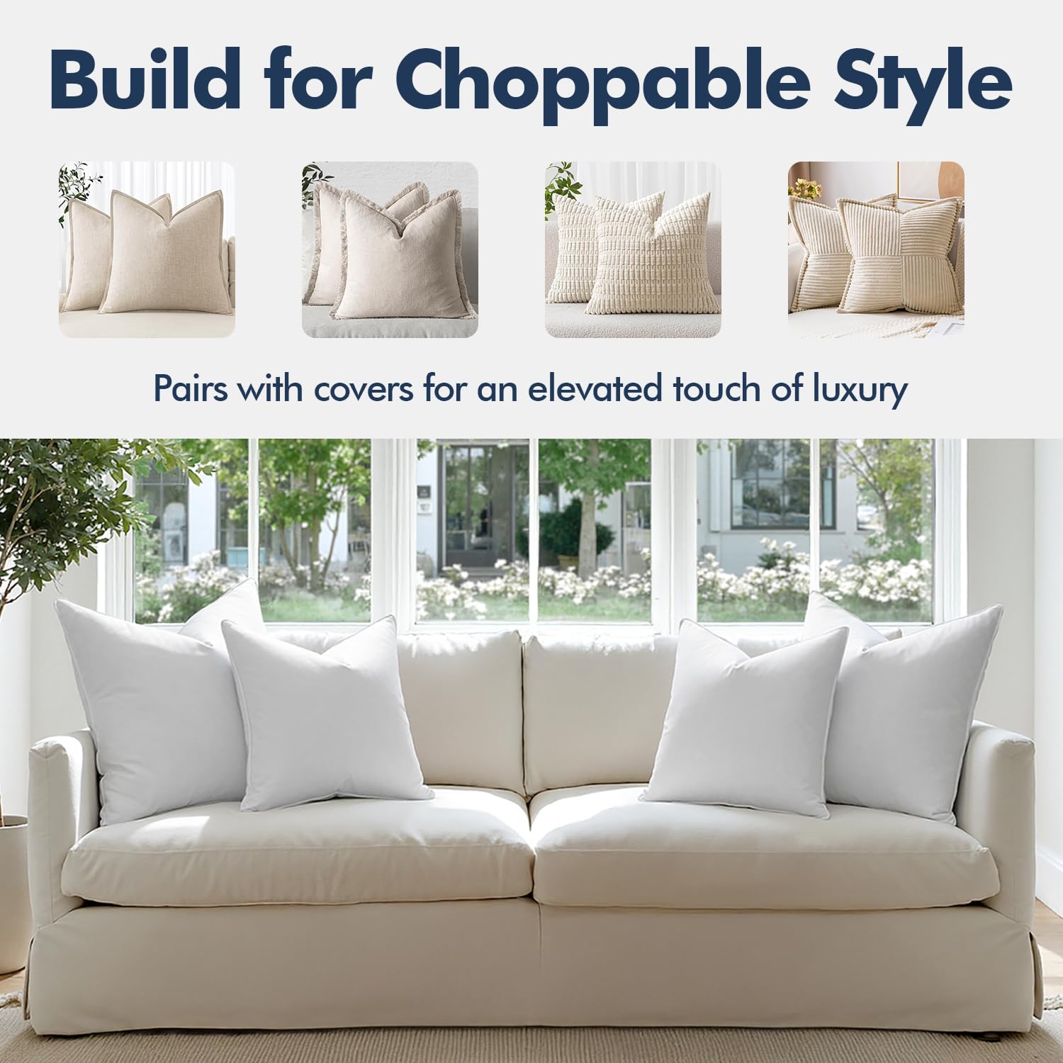 MIULEE reinforced piping and double-sewn seam to reduce leakage