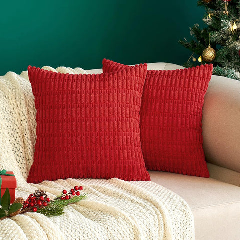 MIULEE cover beside a 24x24 insert illustrating correct size and fit