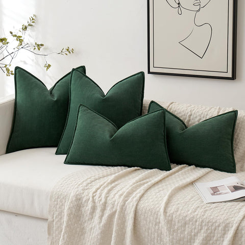 MIULEE covers next to a throw to show scale and easy layering advantage