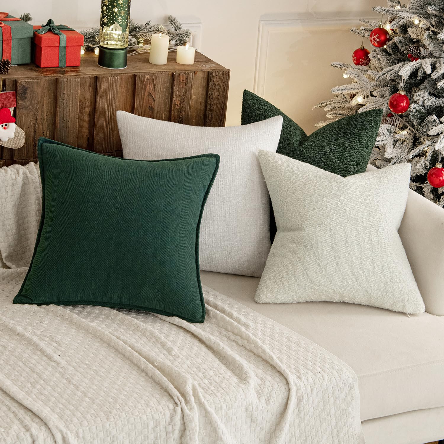 MIULEE pillow with insert showing correct size and plumpness benefit