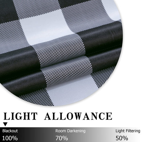 MIULEE curtain next to measuring tape showing accurate 52x84 inch size